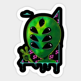 Alien 51 Sticker